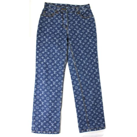 louis vuitton painted jeans|louis vuitton denim jeans.